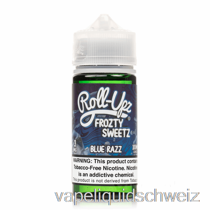Blue Raspberry Ice – Juice Roll-upz E-Liquid – 100 Ml, 6 Mg Vape Ohne Nikotin